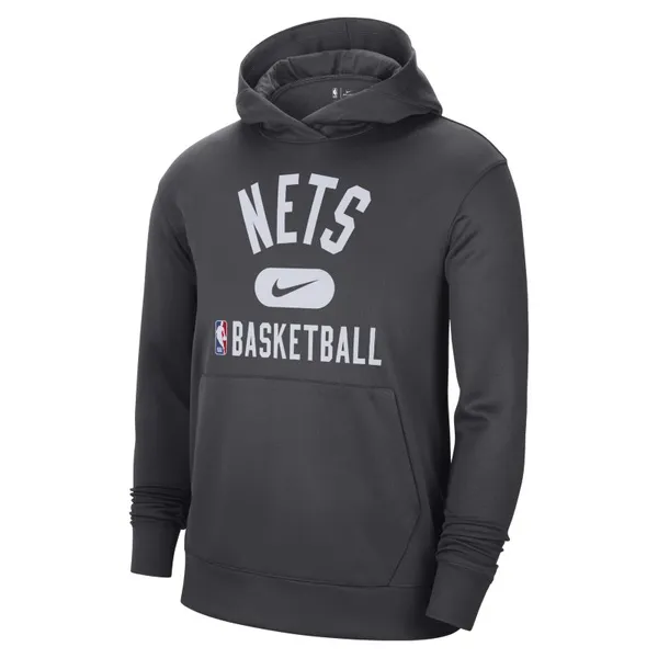 Męska bluza z kapturem Brooklyn Nets Spotlight Nike Dri-FIT NBA - Czerń