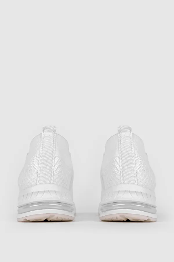 Białe buty sportowe slip on casu 25/3/21/w
