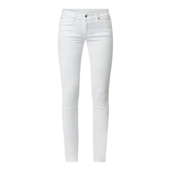 Pepe Jeans Jeansy z wysokim stanem o kroju skinny fit z dodatkiem streczu model ‘Soho’