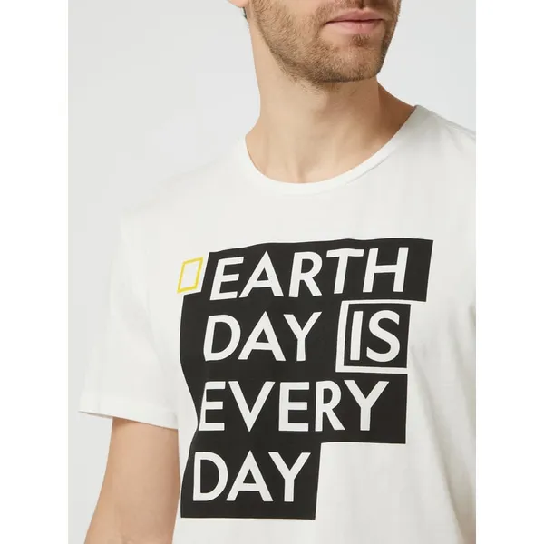 National Geographic T-shirt z nadrukiem
