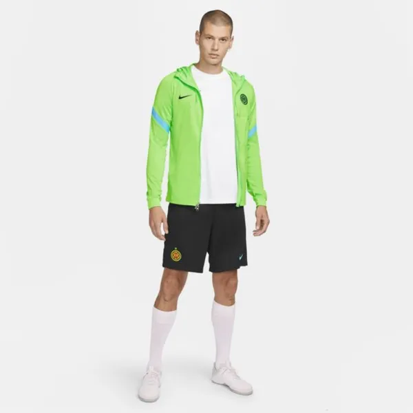Męski dzianinowy dres piłkarski Inter Mediolan Strike Nike Dri-FIT - Zieleń
