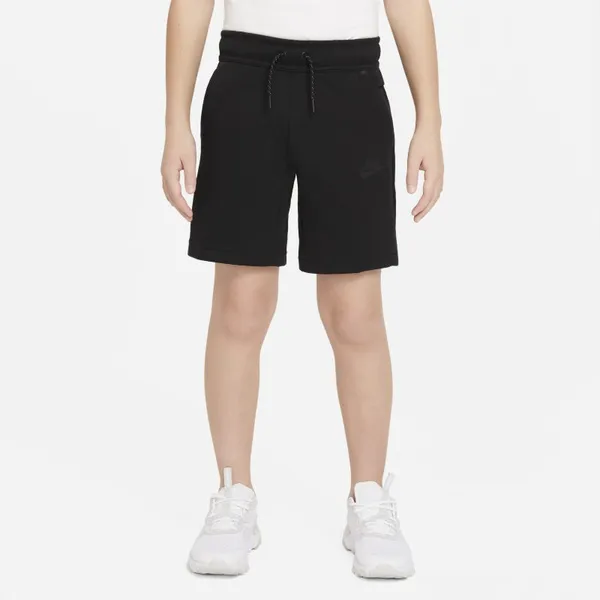 Spodenki dla dużych dzieci (chłopców) Nike Sportswear Tech Fleece - Czerń