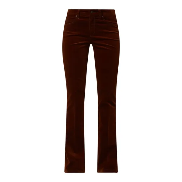 Cambio Spodnie rozszerzane ze sztruksu model ‘Parla’
