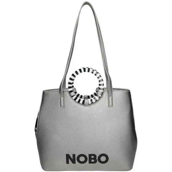 Prostokątna damska torebka na ramię z okrągłym uchwytem — Nobo