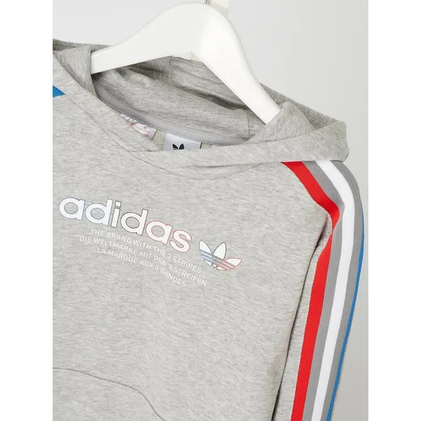 adidas Originals Bluza z kapturem z paskami z logo