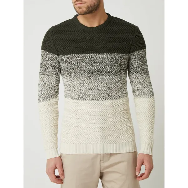 Redefined Rebel Sweter ze wzorem w blokowe pasy model ‘Vinny’