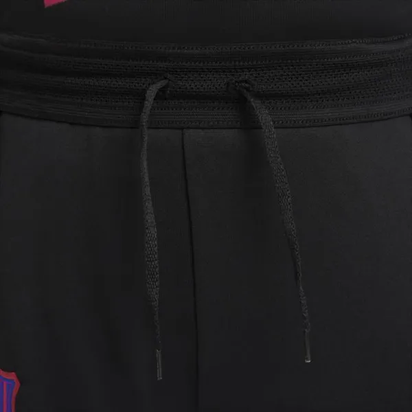 Spodnie piłkarskie dla dużych dzieci FC Barcelona Strike Nike Dri-FIT - Czerń