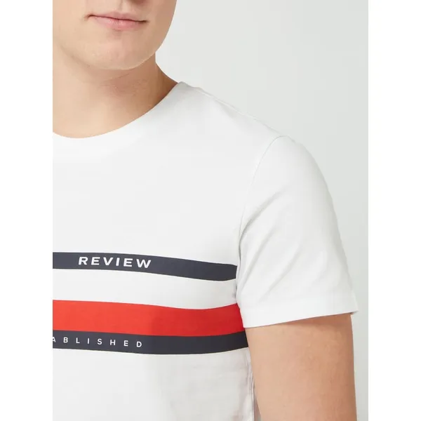 REVIEW T-shirt z nadrukiem z logo