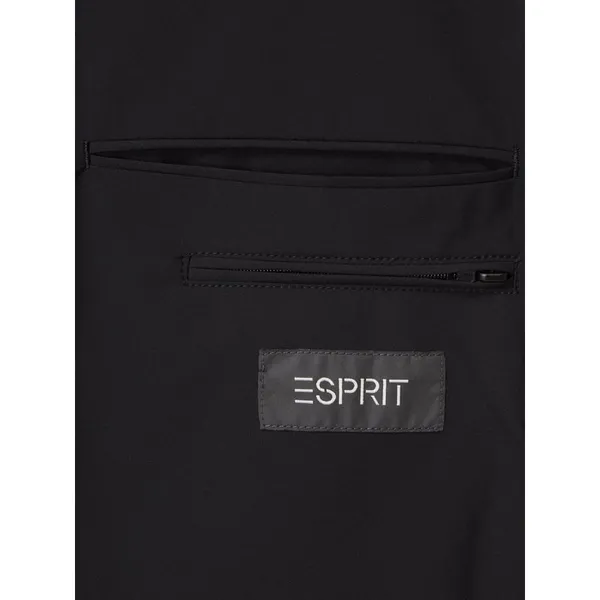 Esprit Collection Marynarka na 2 guziki o kroju slim fit z otwartą klapą