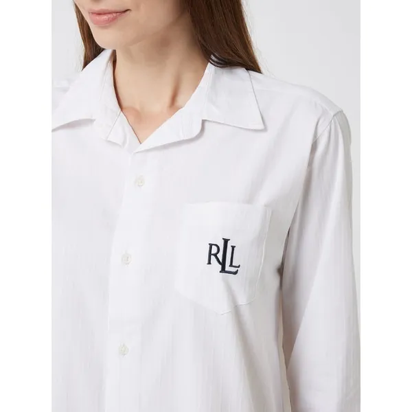 Lauren Ralph Lauren Koszula nocna z wyhaftowanym logo
