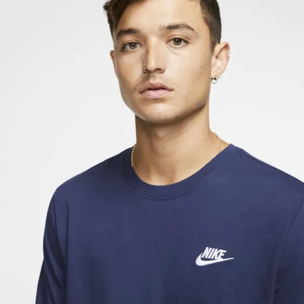 T-shirt męski Nike Sportswear Club - Niebieski