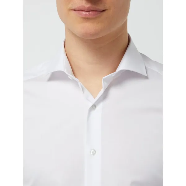 Eterna Koszula biznesowa o kroju slim fit z popeliny