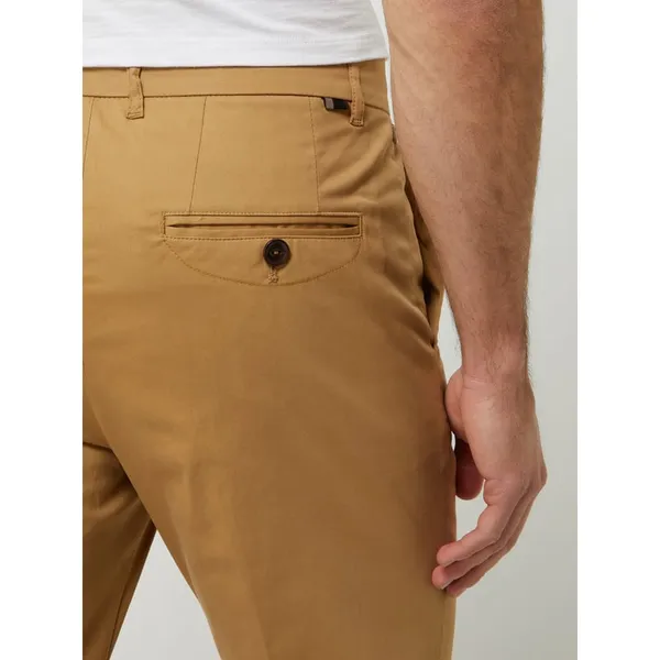 MOS MOSH Spodnie do garnituru z dodatkiem streczu model ‘Jamie Cole’