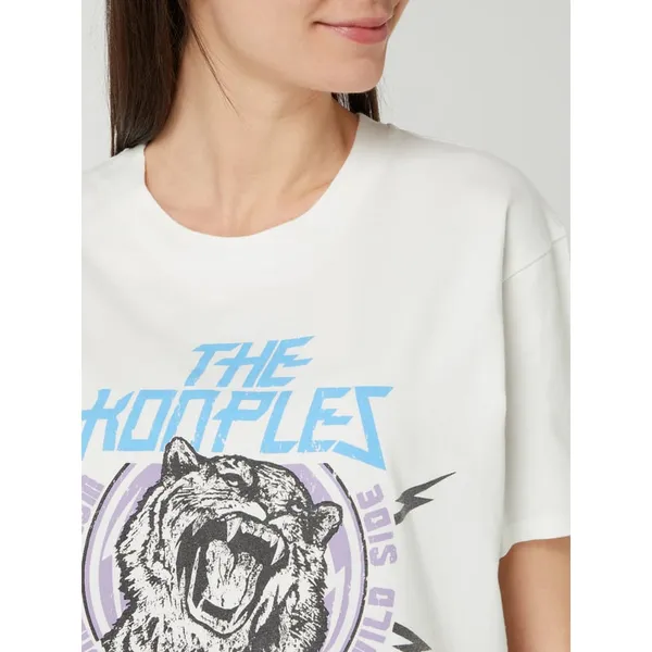 THE KOOPLES T-shirt z efektem sprania