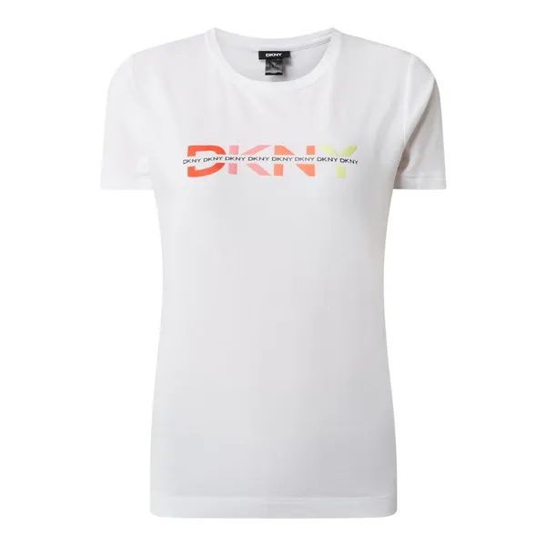 DKNY T-shirt z nadrukiem z logo