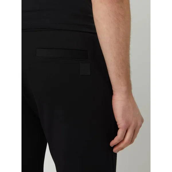 BOSS Spodnie dresowe z naszywką z logo model ‘Lamont’