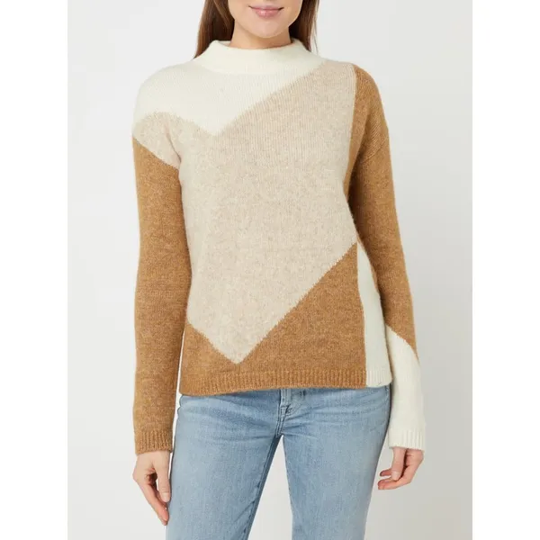 BOSS Casualwear Sweter z dodatkiem wełny z alpaki model ‘Faizena’