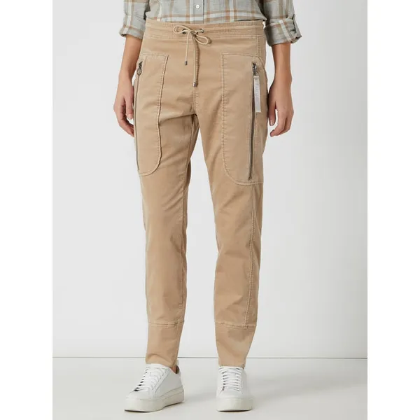 MAC Luźne spodnie z aksamitu model ‘Future’