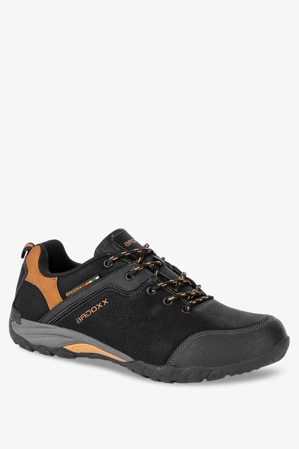 Czarne buty trekkingowe sznurowane badoxx mxc8811-c