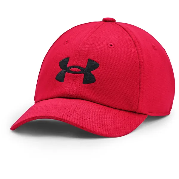 Chłopięca czapka z daszkiem UNDER ARMOUR Blitzing Adjustable Hat - czerwona