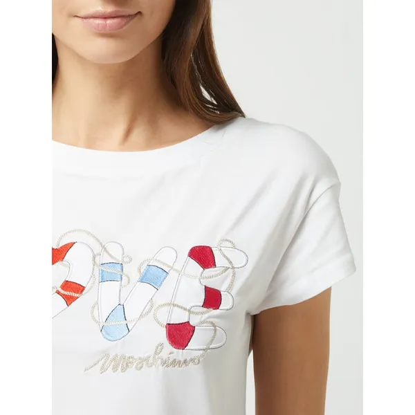 Love Moschino T-shirt z logo