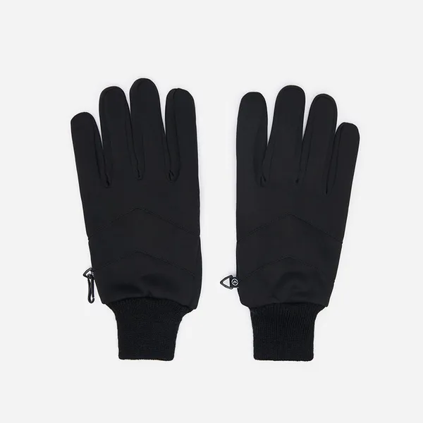 Ciepłe rękawiczki z funkcją dotyku ekranu czarne - Czarny