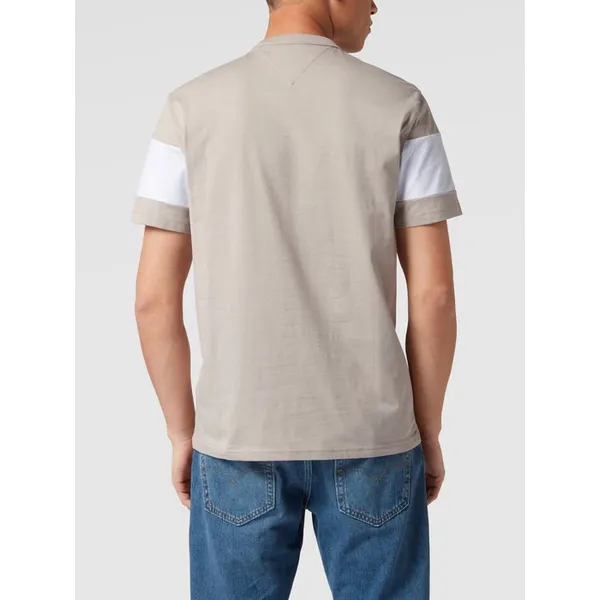 Tommy Jeans T-shirt z czystej bawełny ekologicznej z blokowymi pasami