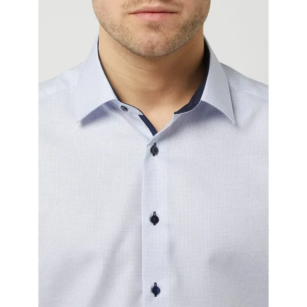 Eterna Koszula biznesowa o kroju regular fit z bawełny z krótkim rękawem
