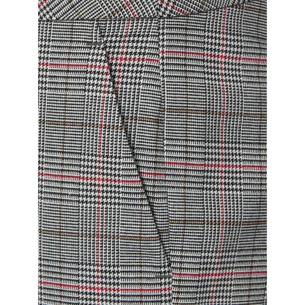 Christian Berg Women Spodnie materiałowe o kroju slim fit ze wzorem w kratę glencheck