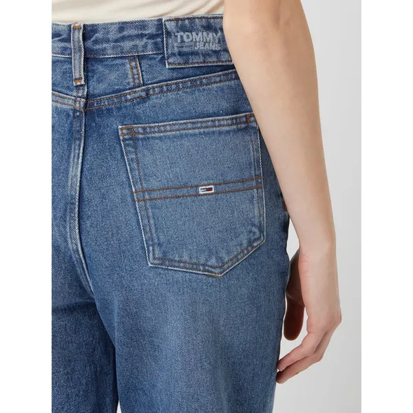Tommy Jeans Jeansy z bardzo wysokim stanem o kroju mom fit z bawełny