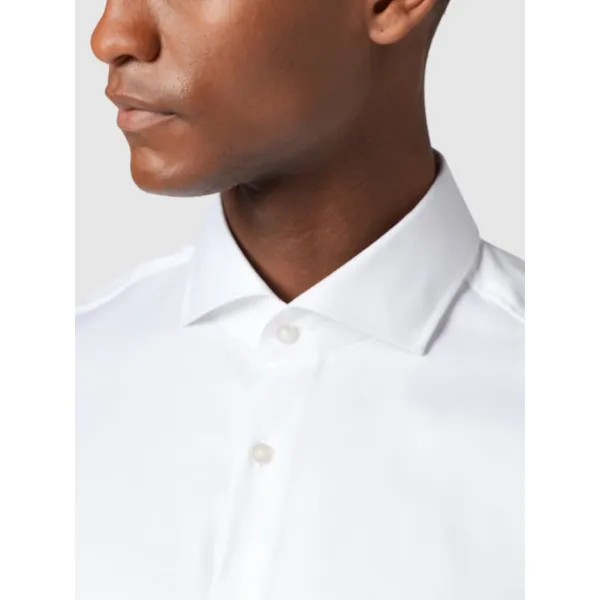 BOSS Koszula biznesowa o kroju slim fit z diagonalu