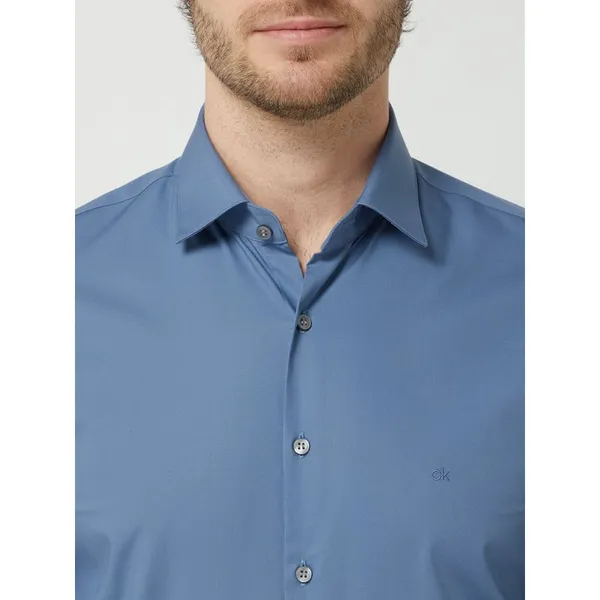 CK Calvin Klein Koszula biznesowa o kroju slim fit z popeliny