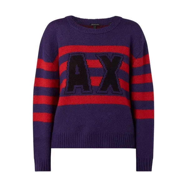 ARMANI EXCHANGE Sweter z tkanym logo