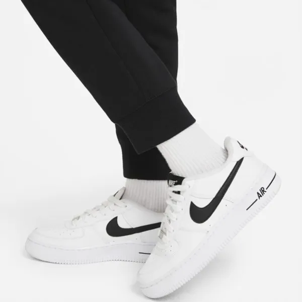 Spodnie dla dużych dzieci (dziewcząt) Nike Sportswear Club Fleece - Czerń