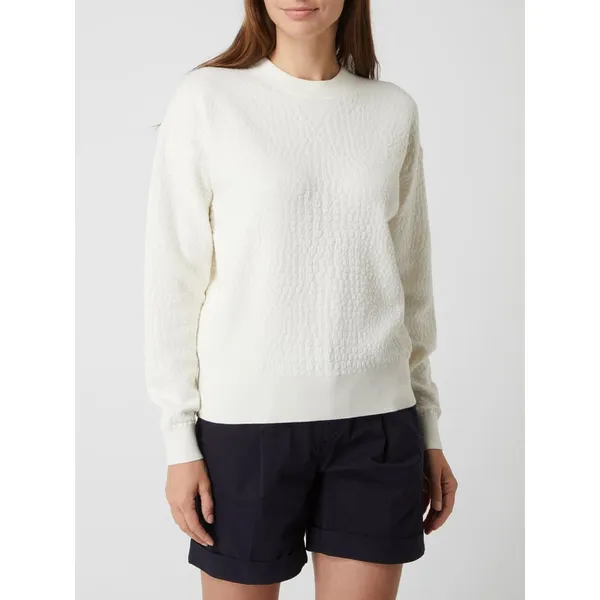 BOSS Casualwear Sweter z dodatkiem wełny model ‘Fakenna’