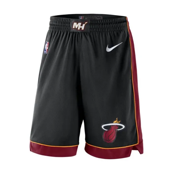 Męskie spodenki Nike NBA Swingman Miami Heat Icon Edition - Czerń