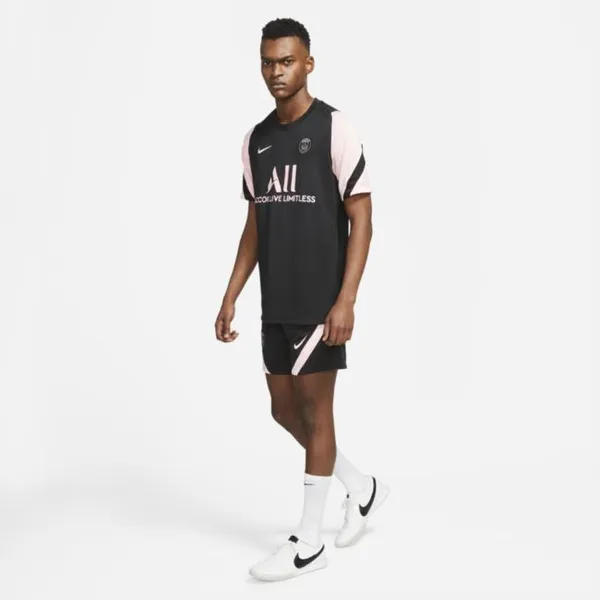 Męskie spodenki piłkarskie Nike Dri-FIT Paris Saint-Germain Strike (wersja wyjazdowa) - Czerń