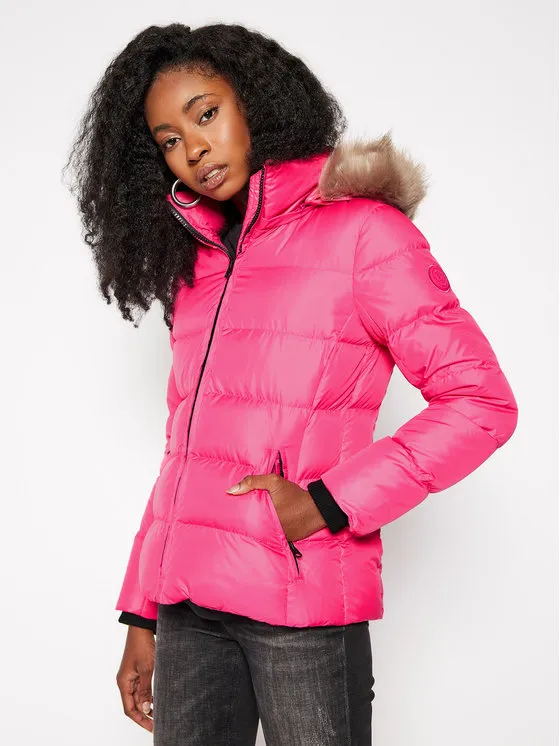 Calvin Klein Kurtka puchowa Essential Real K20K202317 Różowy Regular Fit