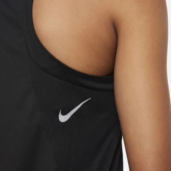 Damska koszulka bez rękawów do biegania Nike Dri-FIT Race - Czerń