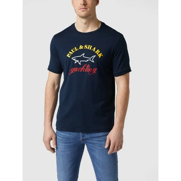 Paul & Shark T-shirt z nadrukiem z logo