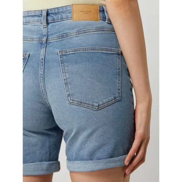 Vero Moda Szorty jeansowe z dodatkiem streczu model ‘Joana’