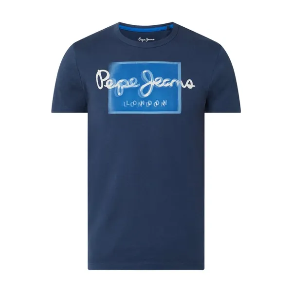 Pepe Jeans T-shirt o kroju slim fit z bawełny model ‘Dimitri’