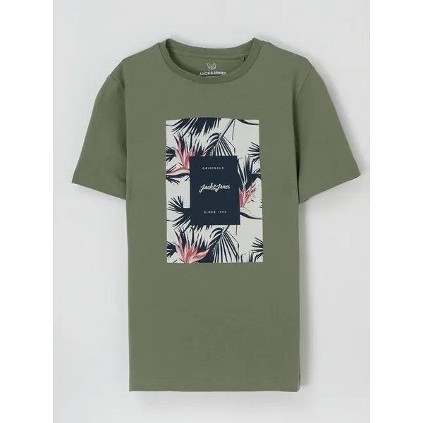 Jack & Jones T-shirt z bawełny model ‘Floral’