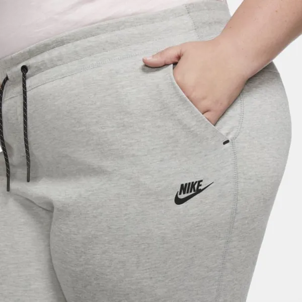 Spodnie damskie Nike Sportswear Tech Fleece (duże rozmiary) - Szary