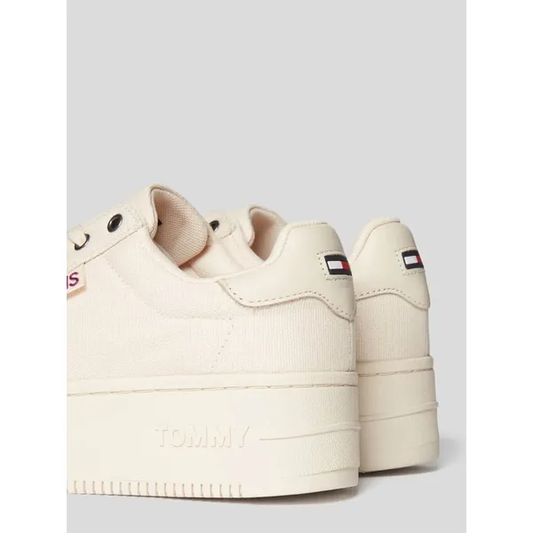 Tommy Jeans Sneakersy na platformie z detalami z logo