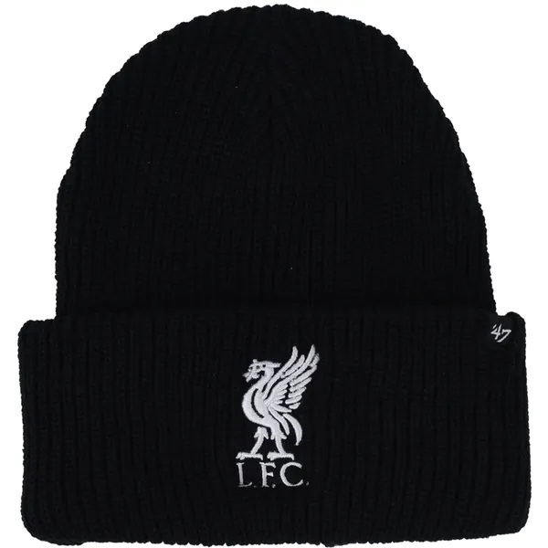 Czapka Męskie 47 Brand EPL Liverpool FC Cuff Knit Hat EPL-UPRCT04ACE-BK