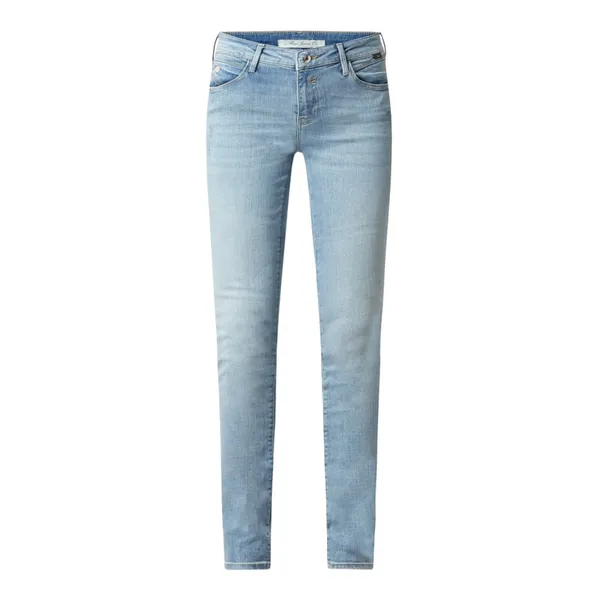 Mavi Jeans Jeansy ze średnim stanem o kroju super skinny fit z dodatkiem streczu model ‘Adriana’