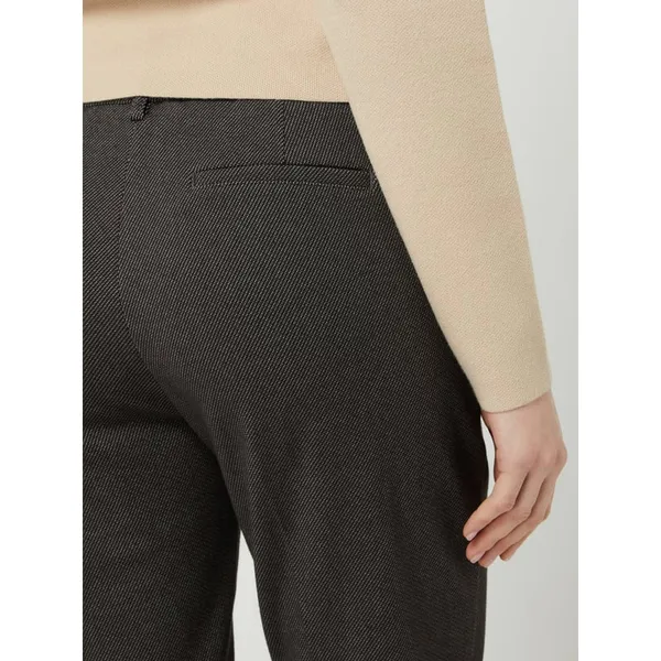 Opus Spodnie materiałowe z tkanym wzorem model ‘Melina fresh’