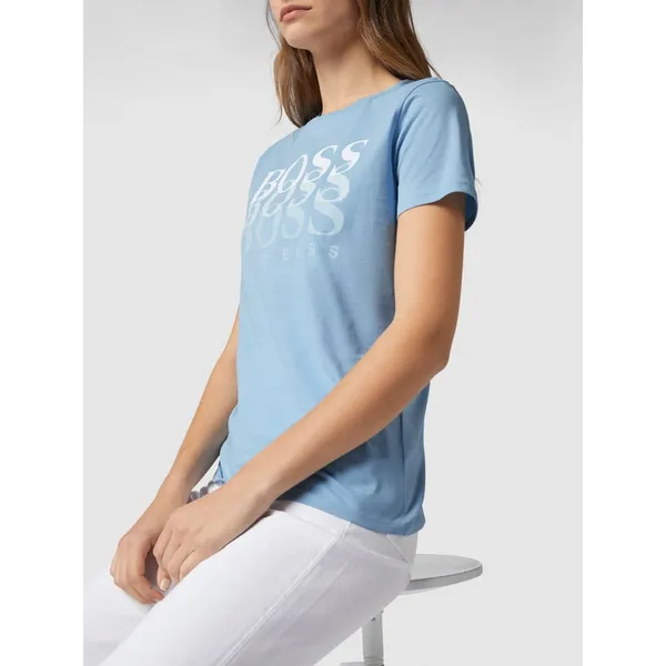 BOSS Casualwear T-shirt z nadrukiem z logo model ‘C_Eloga1’