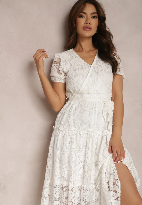 Biała Sukienka Caneope